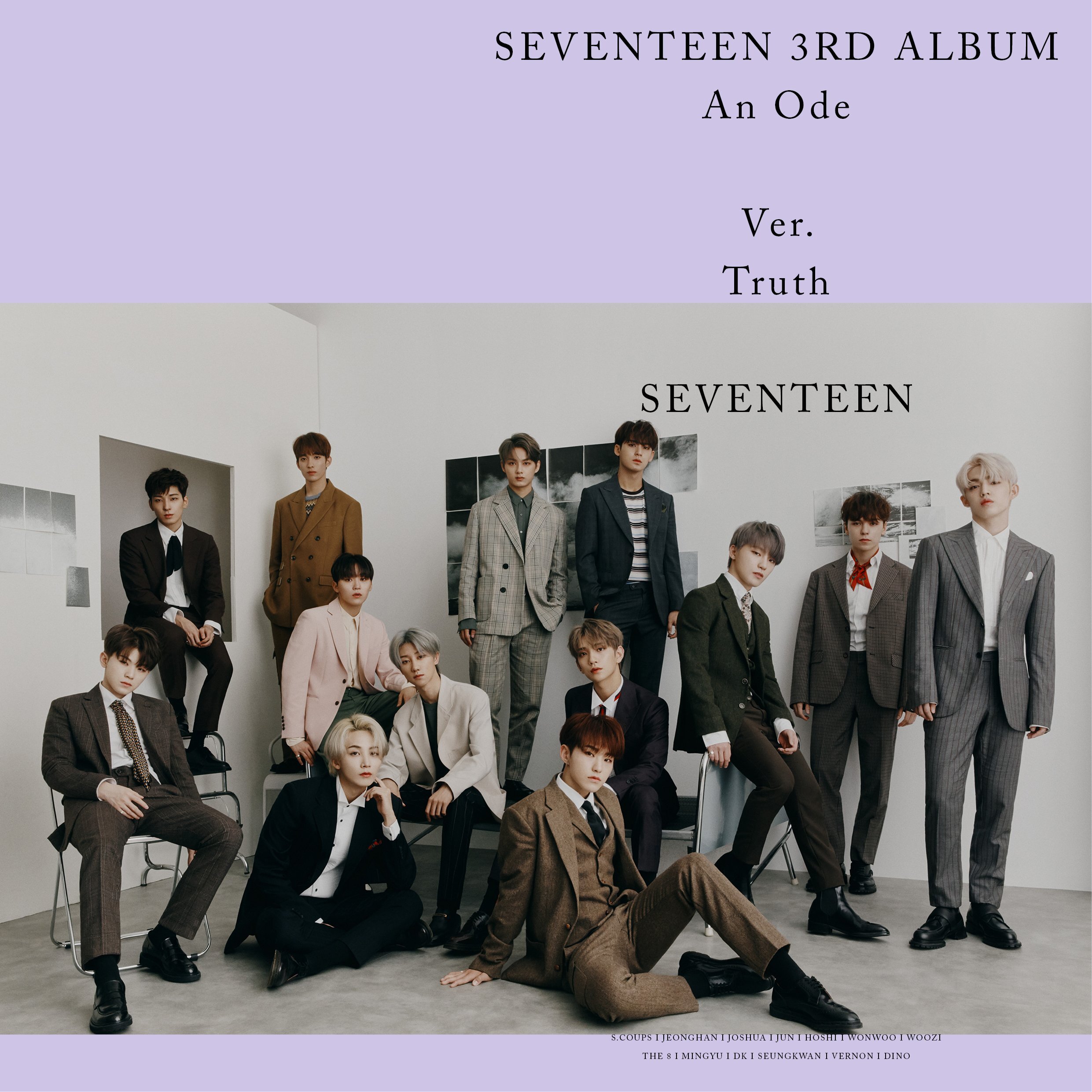 SEVENTEEN — SEVENTEEN 3RD ALBUM 'An Ode' Official Photo HQ Photos
