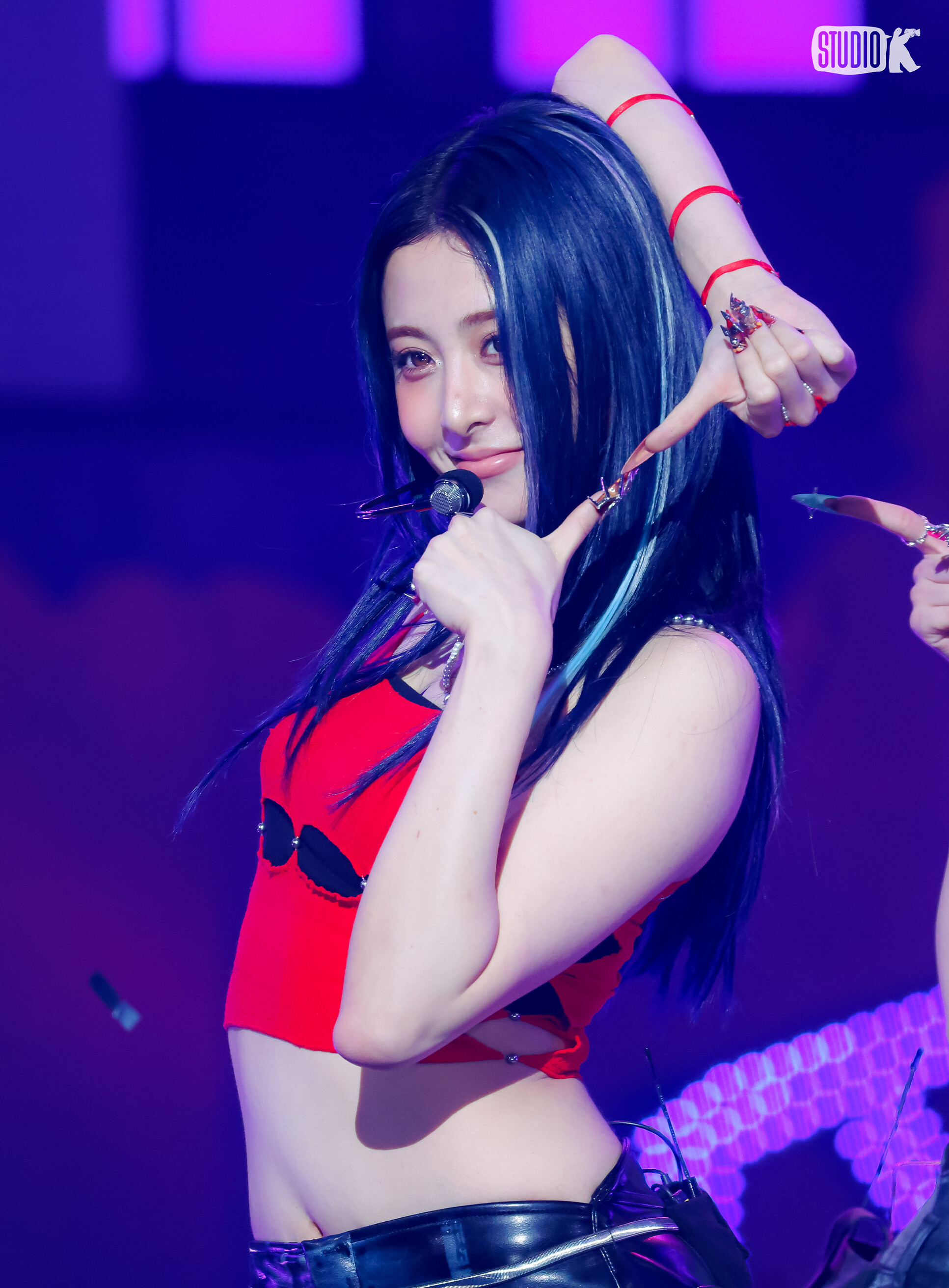 Yunjin — 240830 LE SSERAFIM Yunjin - 'CRAZY' at Music Bank HQ