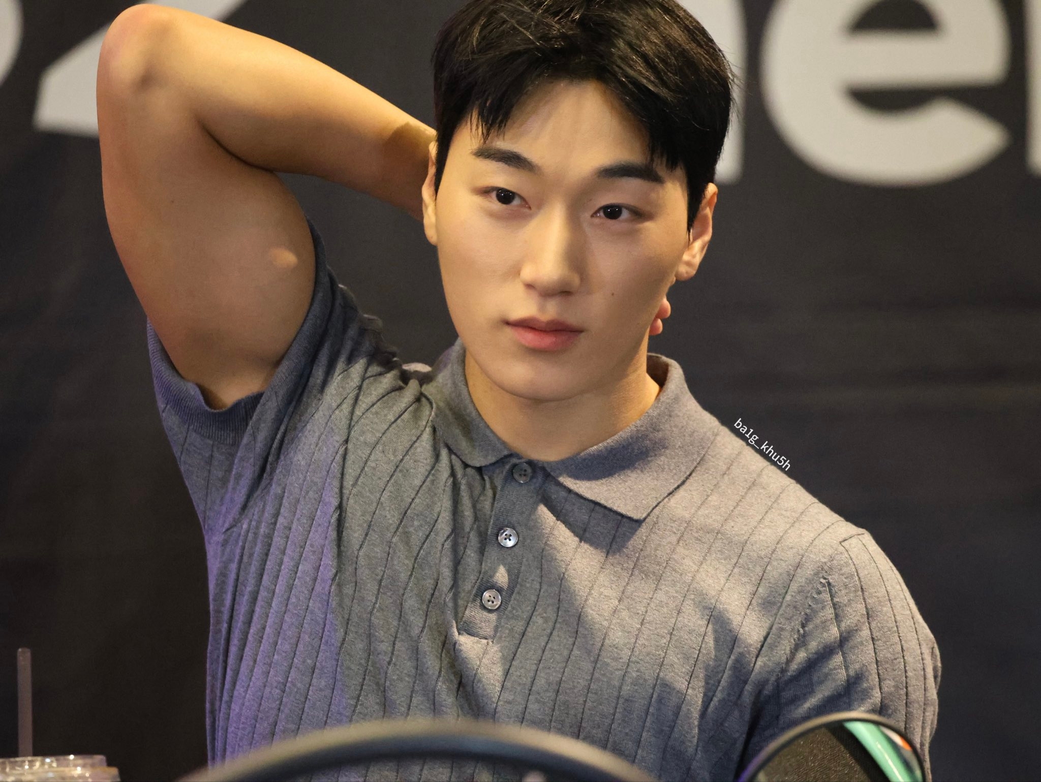 ateez サン San — 250806 ATEEZ San at Hello82 Fansign HQ Photos | kpopping